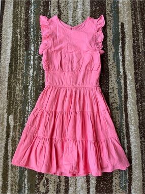 NWT Mi Ami by Francesca’s Ruffle Coral Dress